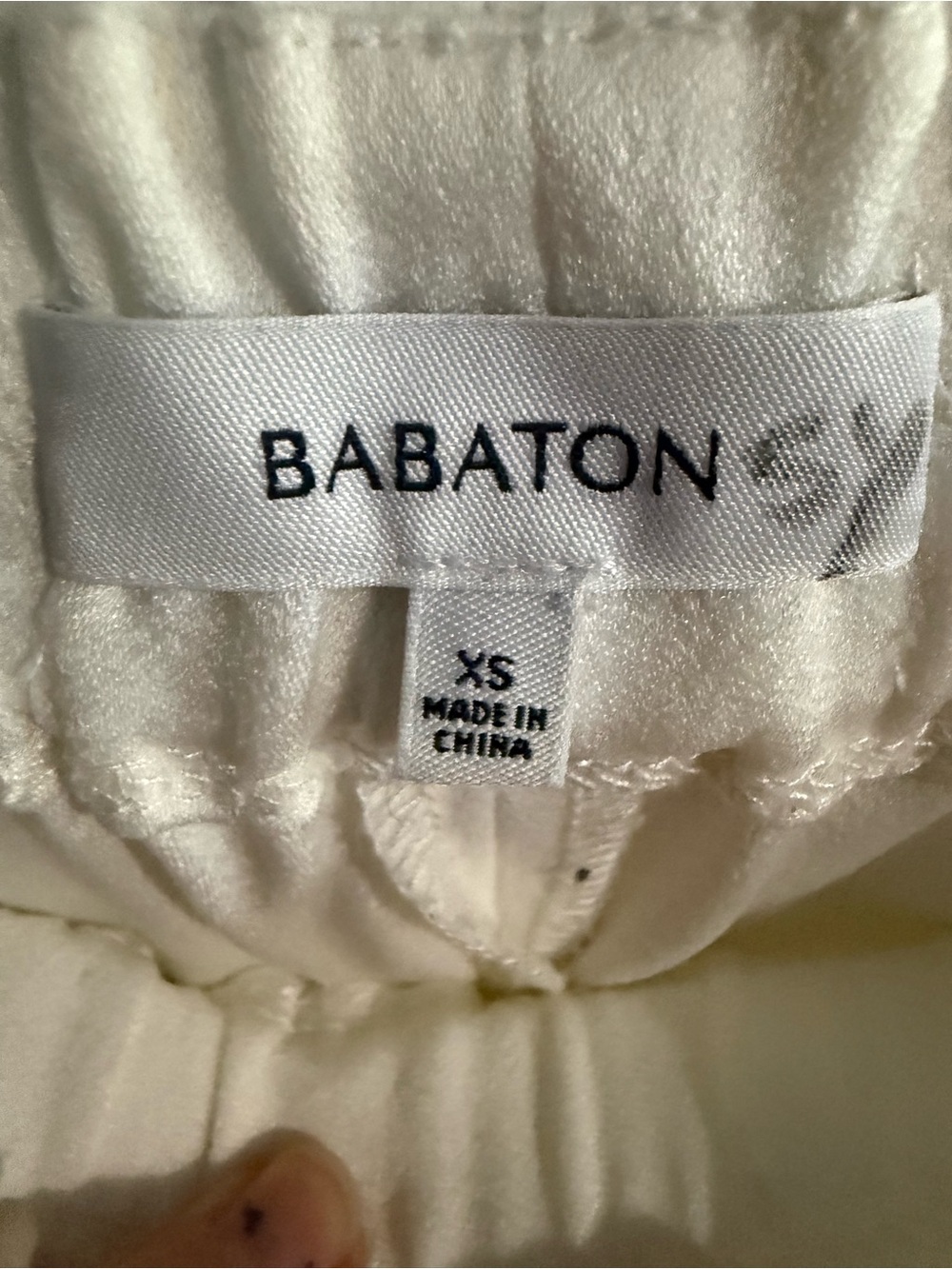 Babaton Cream Drawstring Track Pants - Picture 3 of 3